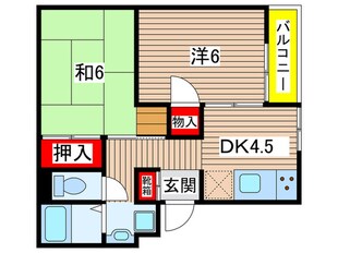 モンタ－ニュ嵯峨の物件間取画像